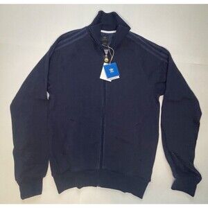 Adidas Full-Zip Jacket NWT Men’s Medium Navy Blue Pockets MSRP $65